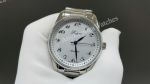 Longines Master Men 2824 Automatic Movement White Steel Strap White 40mm Watch